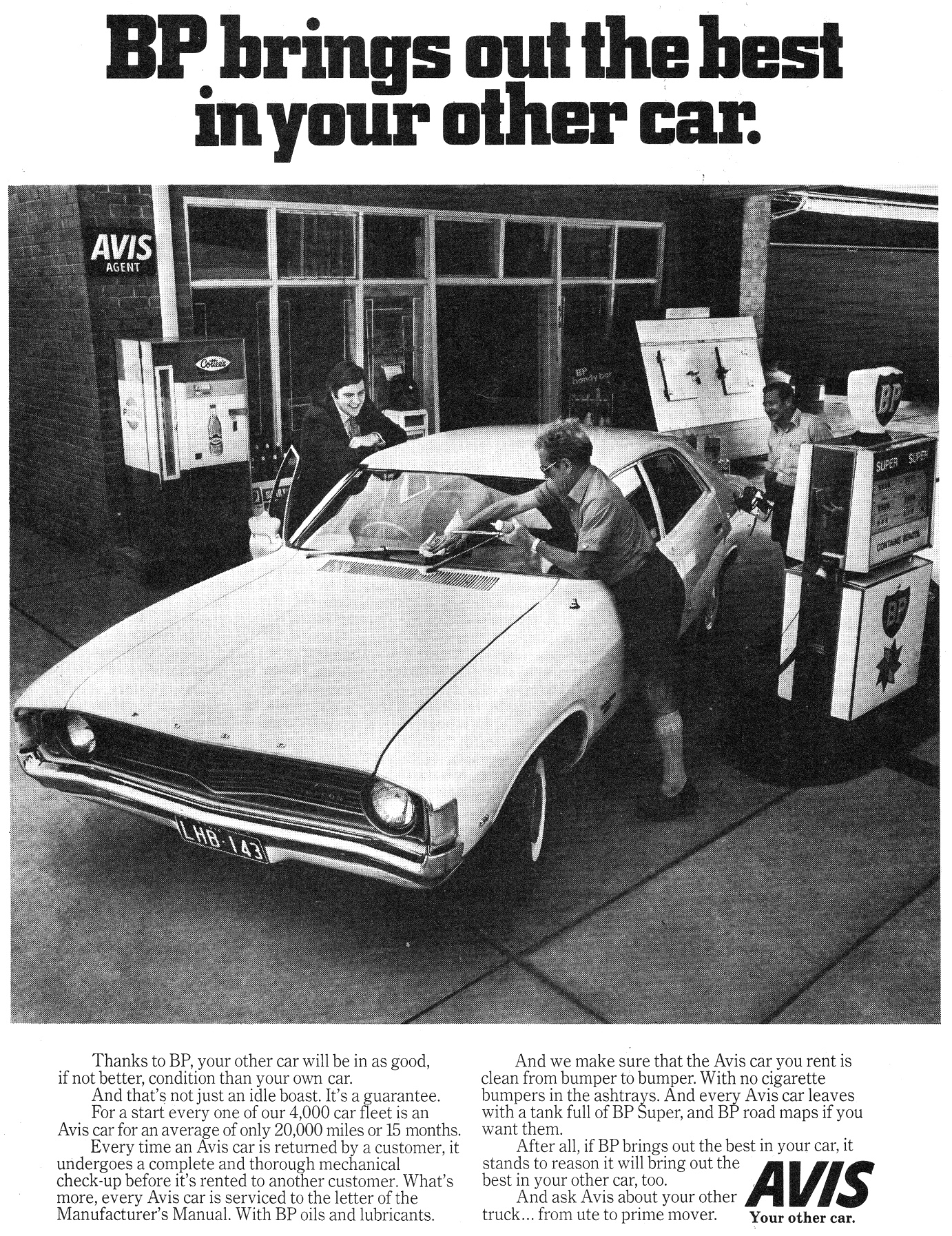 1973 AVIS Rent A Car XA Ford Falcon